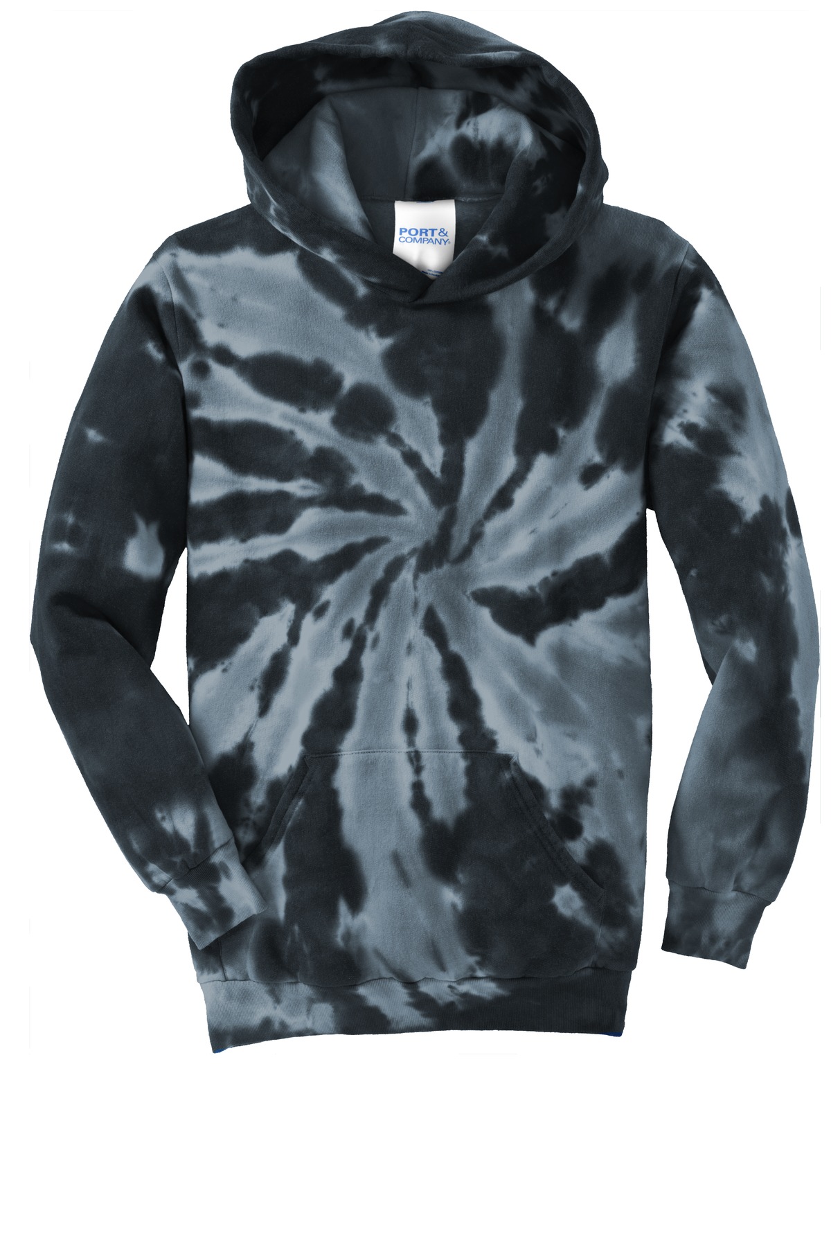 Port & Co Youth Tie-Dye Pullover Hooded Sweatshirt. PC146Y 16