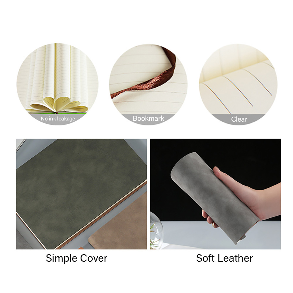 B5 Soft PU Leather Notebook 4