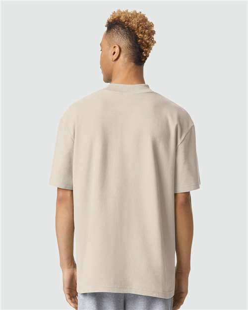 Unisex Pique Mock Neck Tee - 1PQ 26