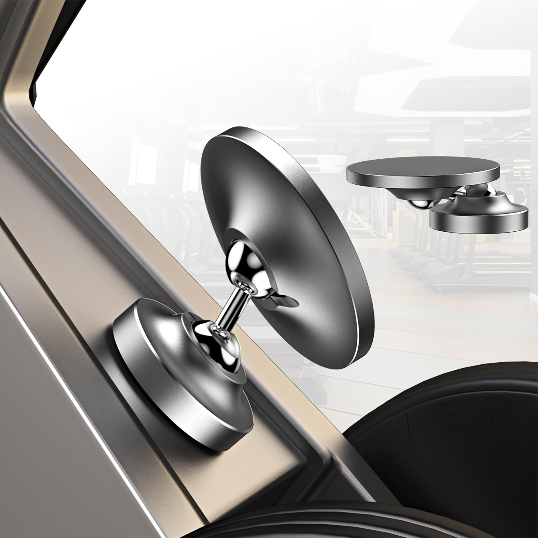 Magnetic Metal Car Phone Mount Holder 2