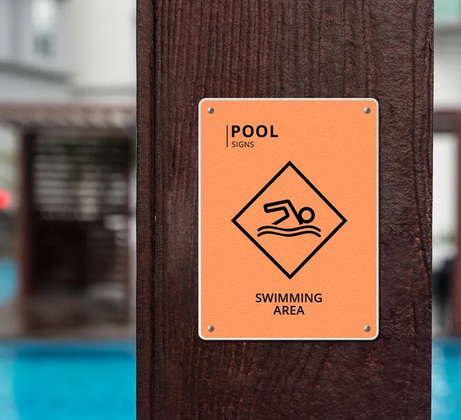 Pool Signs (1ft x 1ft/sqft) 2