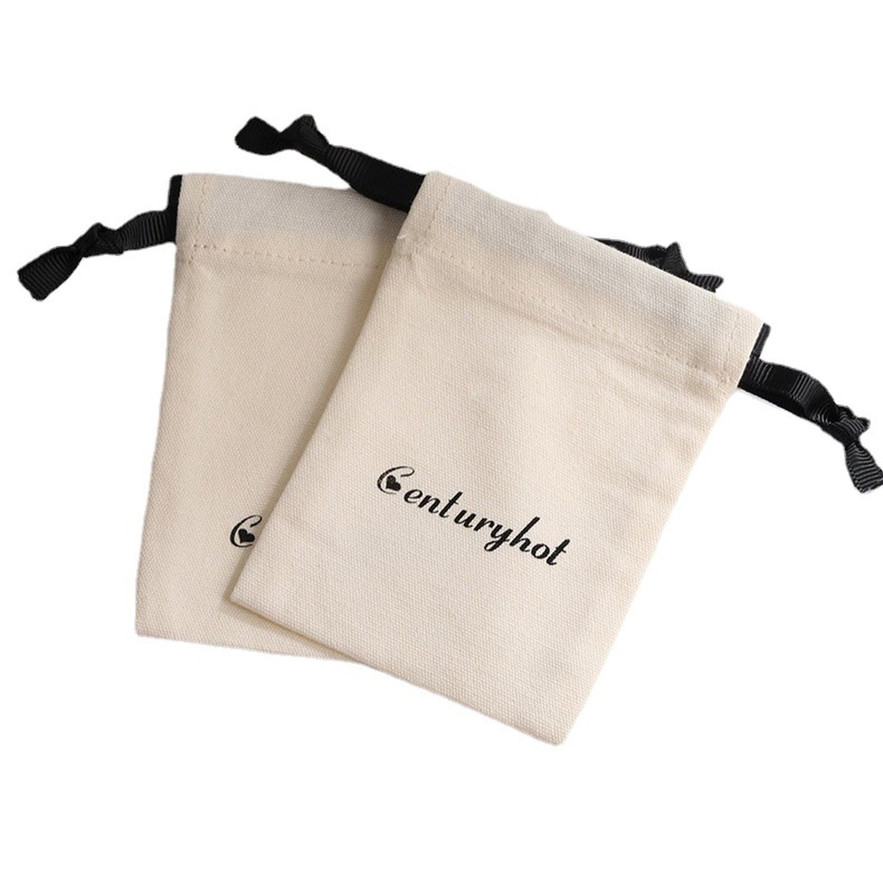 Organic Cotton Drawstring Jewelry Bag Gift Pouch Sachet Bags 13