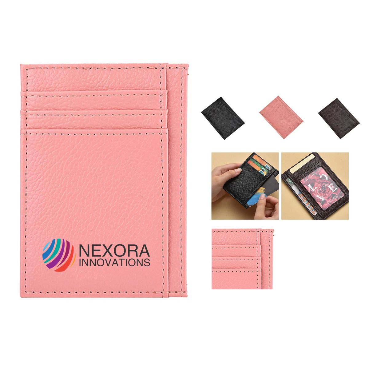 Durable PU Leather Wallet with Sleek Profile 4