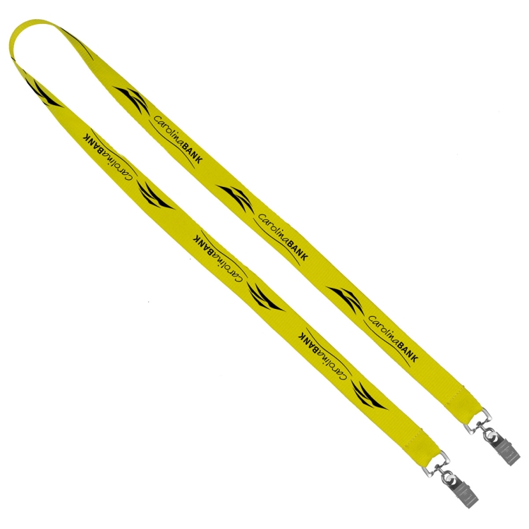 "CULVER" 3/4" Width Dual Attachment Silkscreen Polyester Lanyard 16