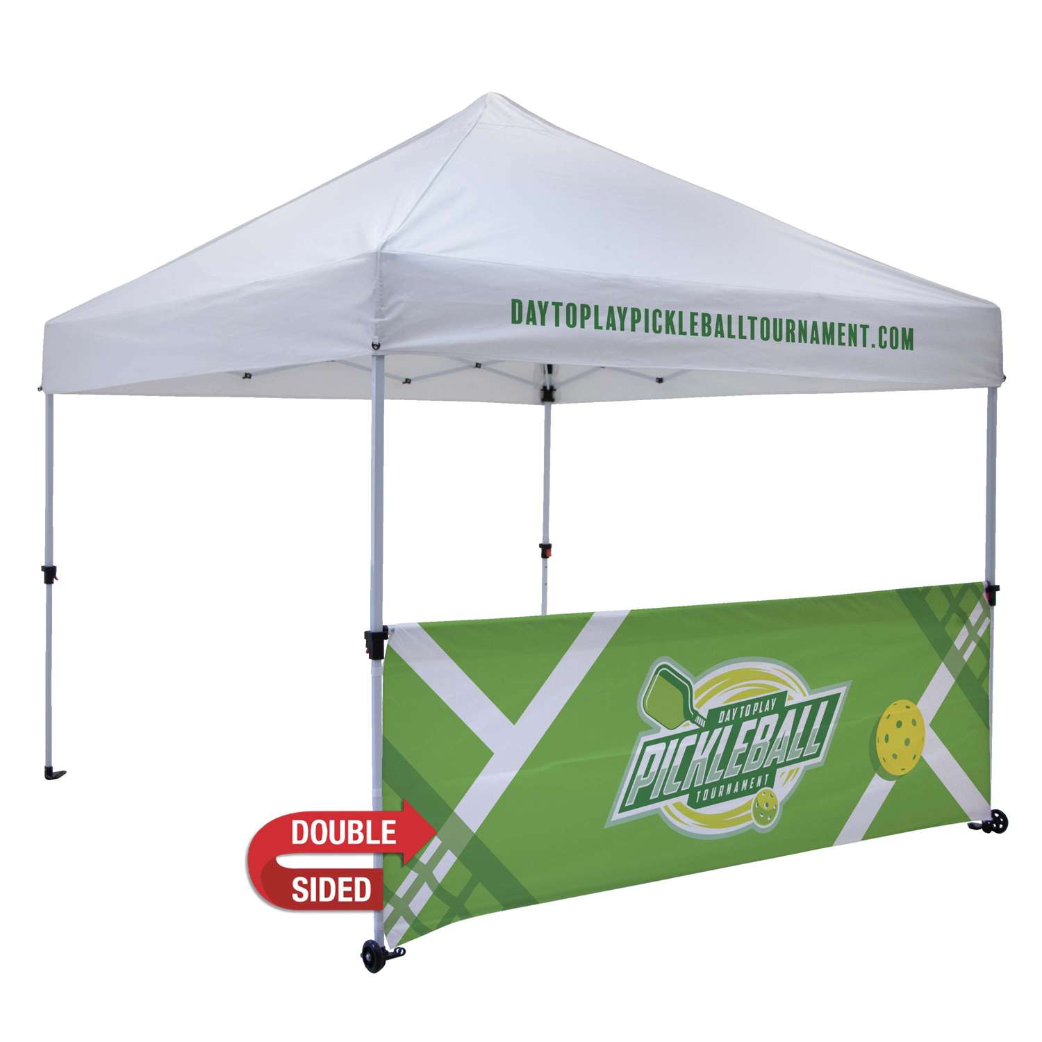 10' Omni Tent Half Wall Kit UV-Printed Double-Sided