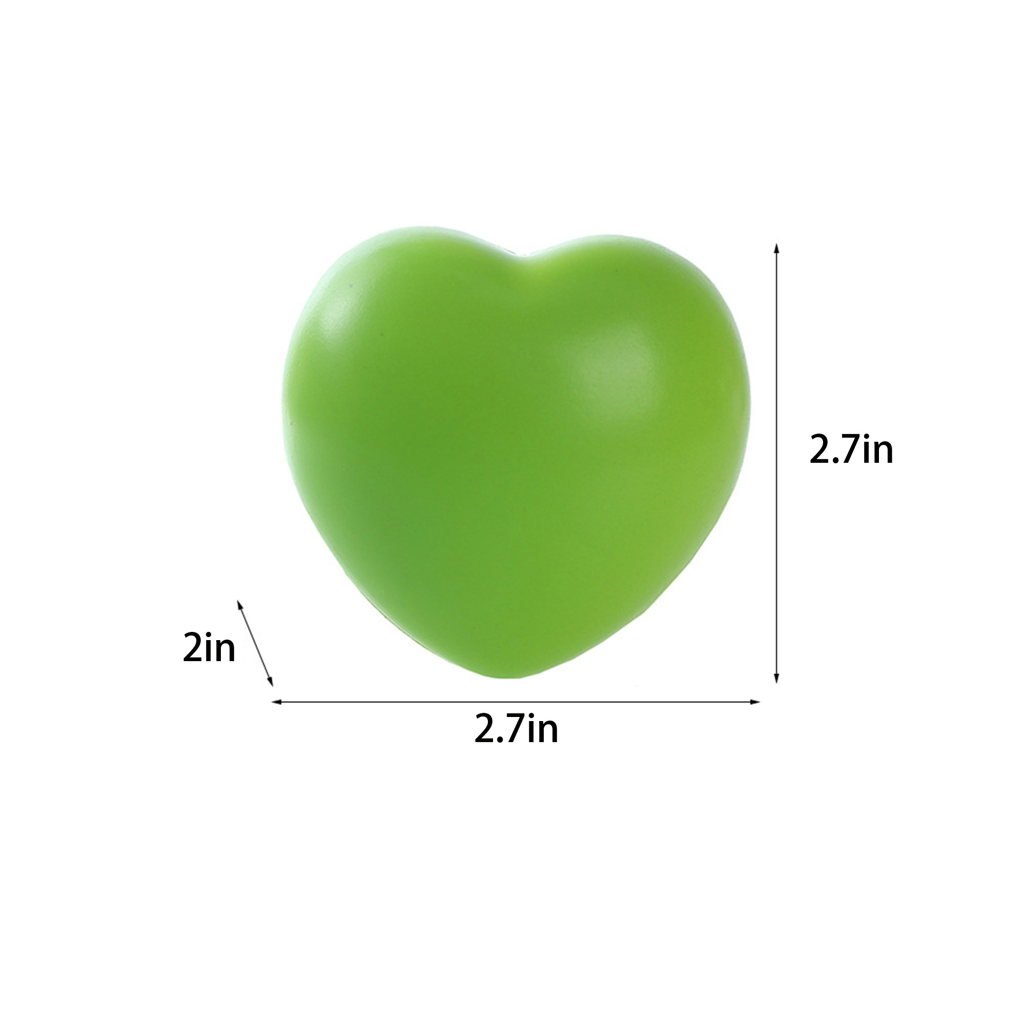 Custom Love Heart Shaped Stress Reliever Balls 1