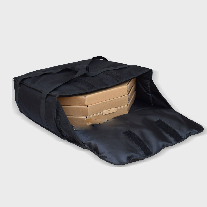 Professional Food Delivery Bag Pizza Boxes Warmer Carrier 19x19x7" 4