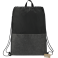Ash Zippered Recycled Drawstring Bag 4