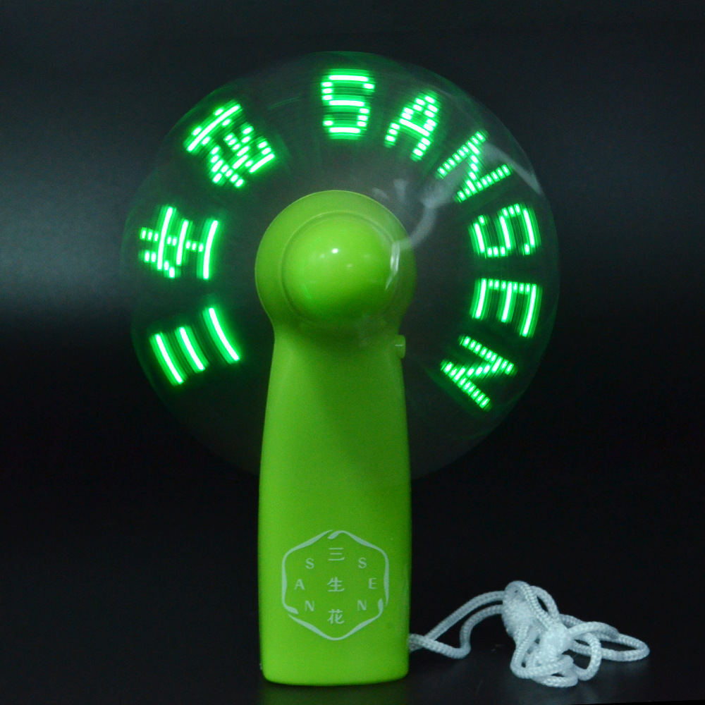 Mini Advertising Led Message Handheld Fan 3