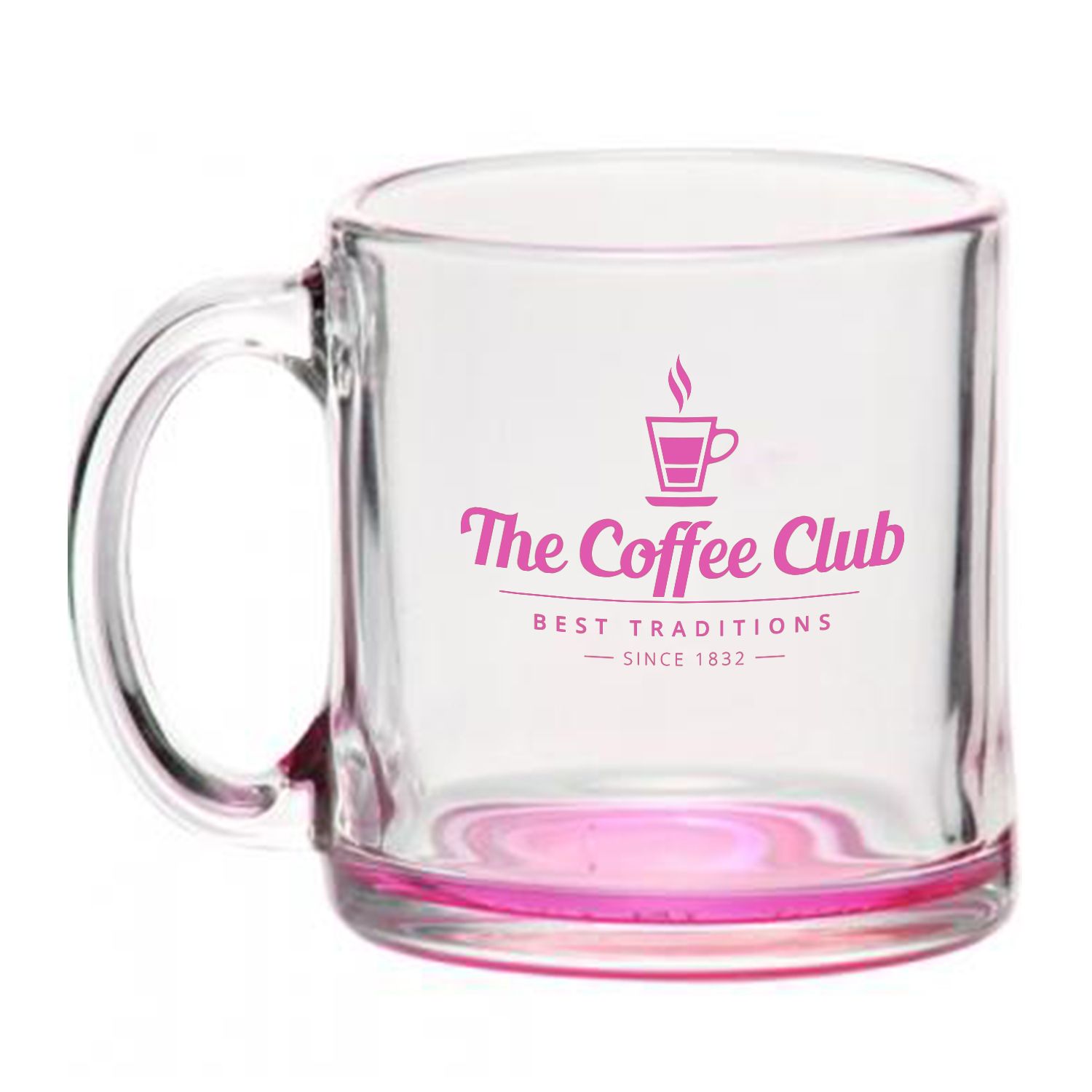 13 oz. Kona Glass Coffee Mug (1 Color Imprint) 3