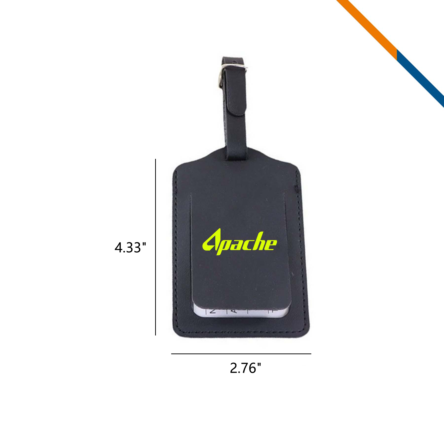 Zorvyn PU Leather Luggage Tag 11
