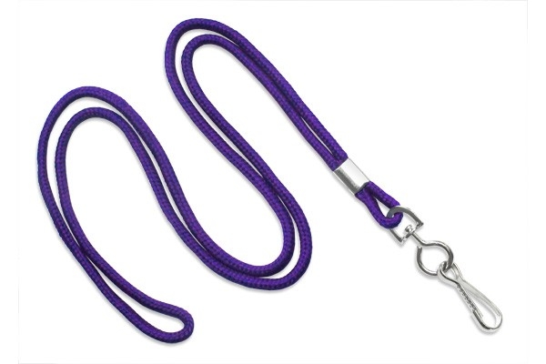 1/8" Blank Round Braid Lanyard (J-Hook) 2