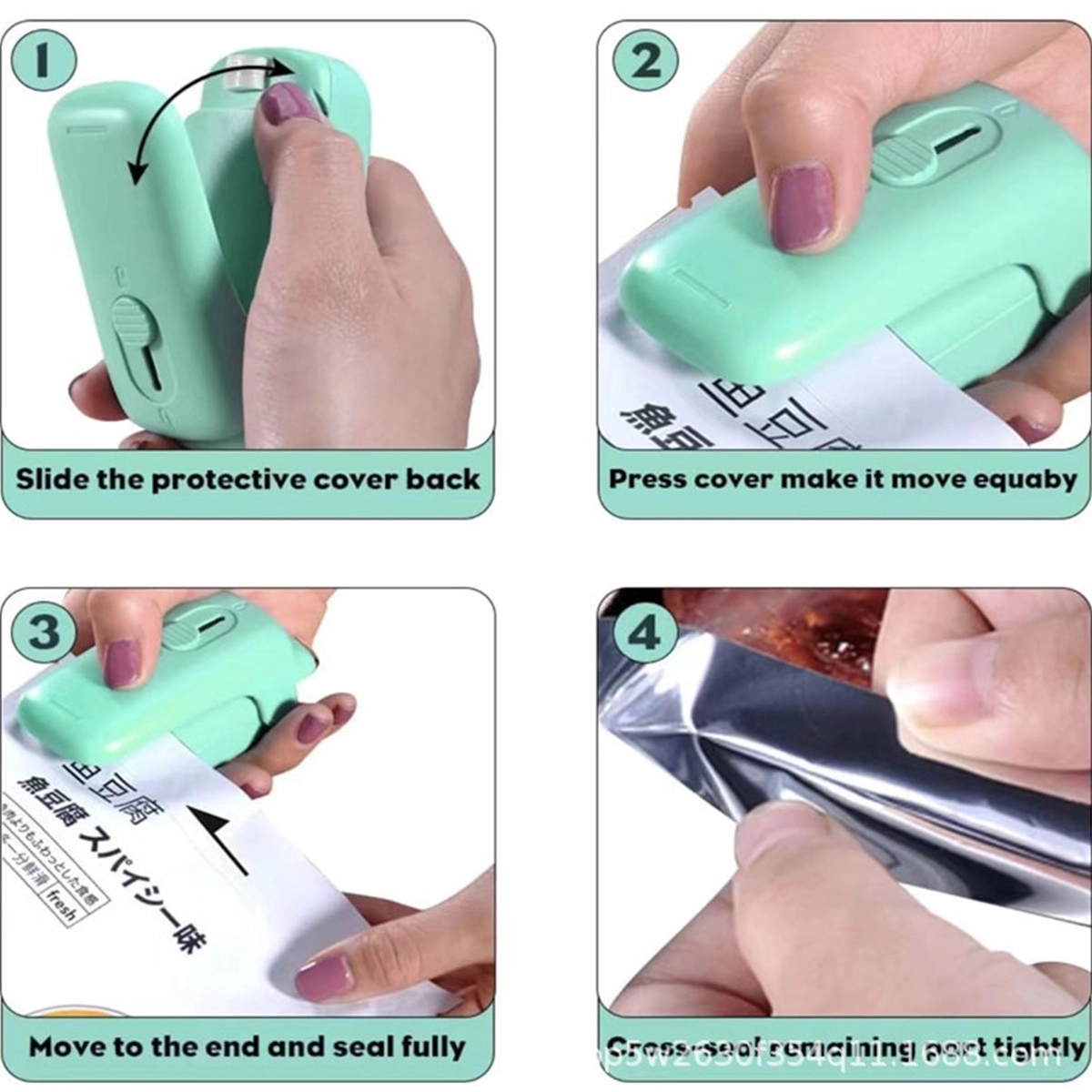 2 in 1 Mini Heat Vacuum Bag Sealer with Cutter 2