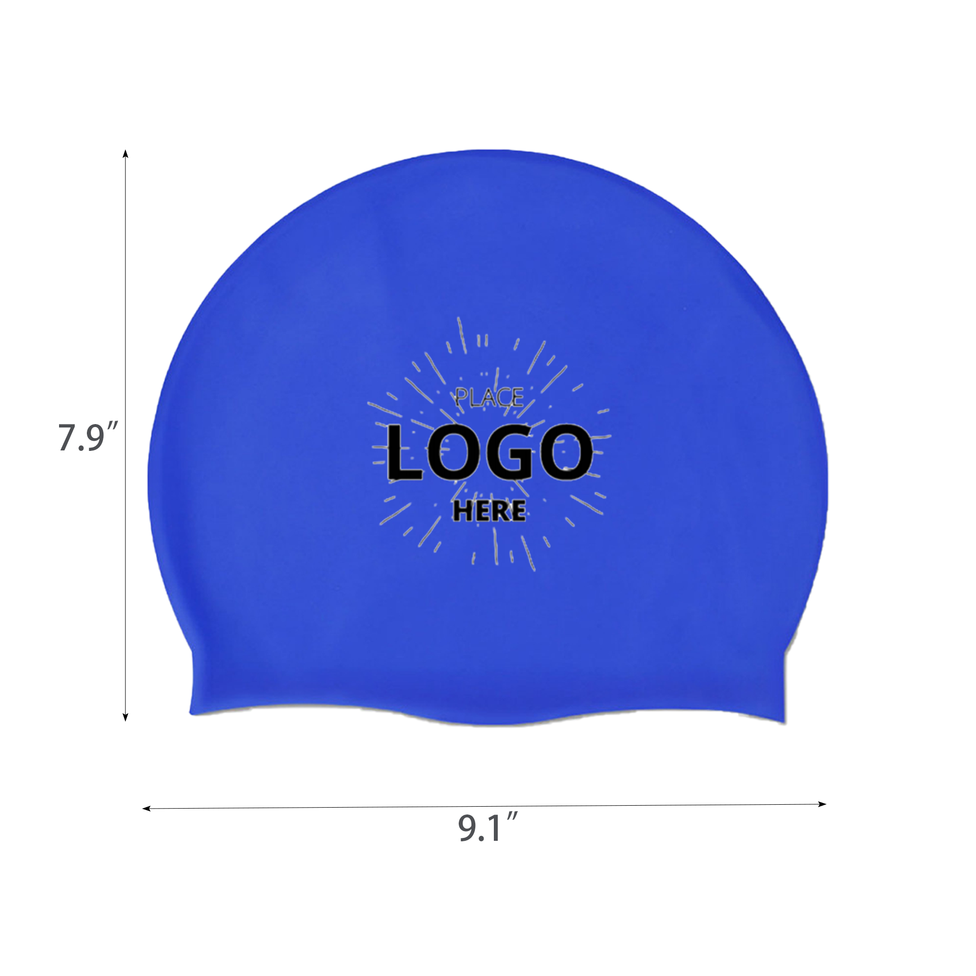 Solid Color Silicone Swimming Cap 4
