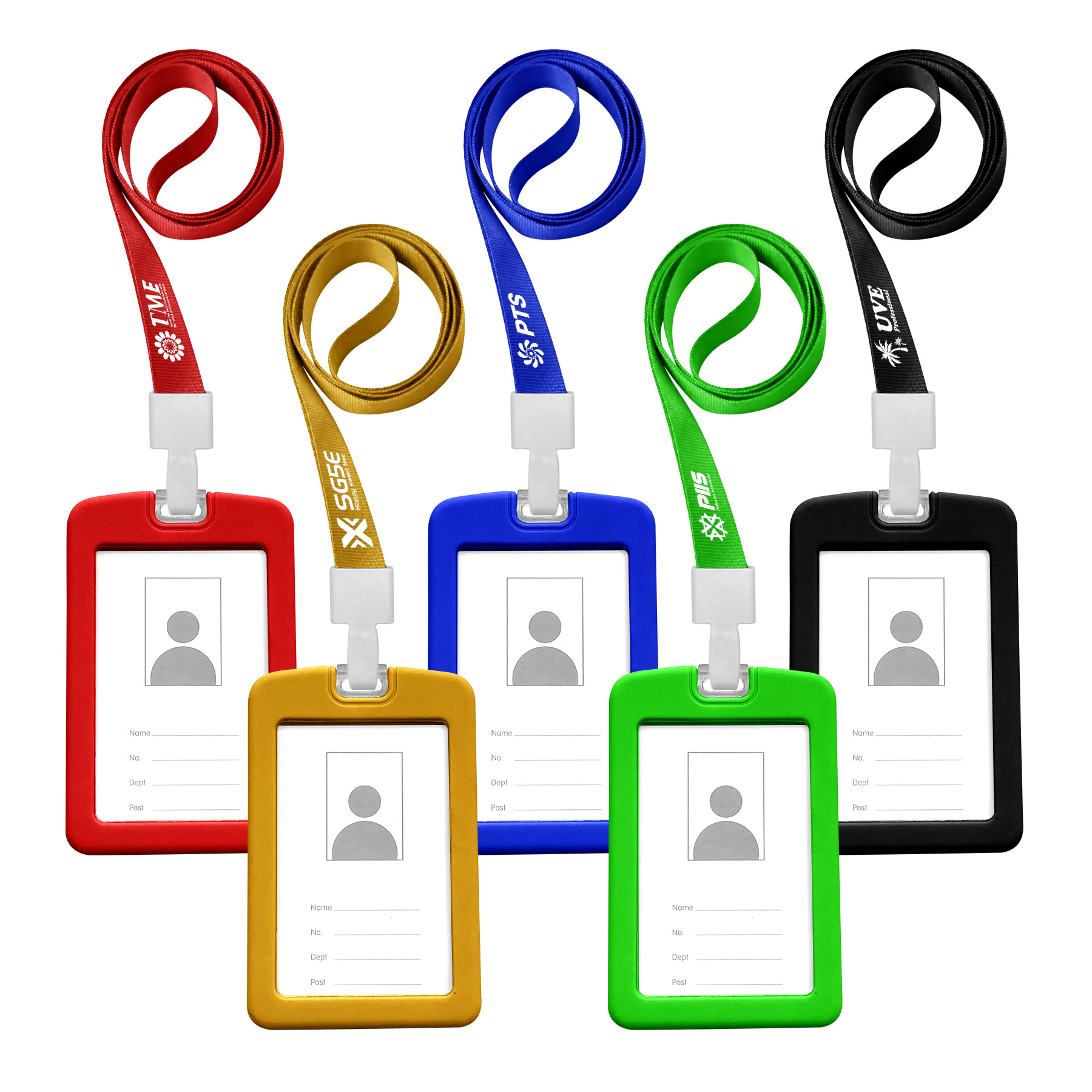 ID Card Name Badge Holder With Lanyard 2