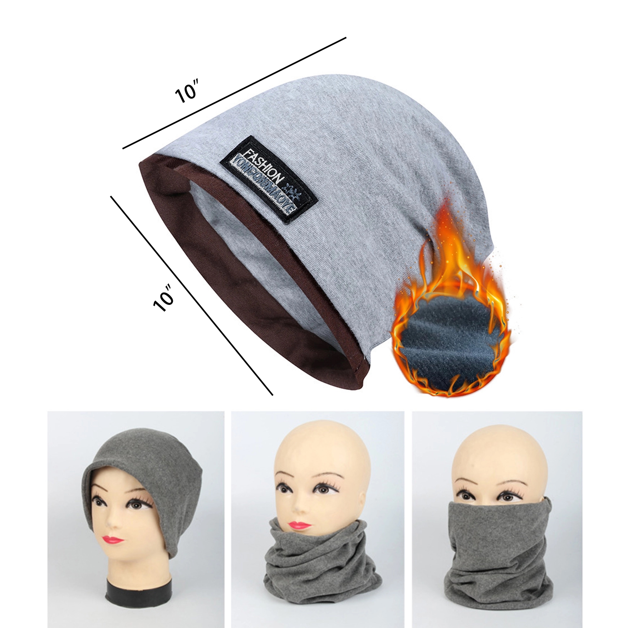 Unisex Slouchy Beanie Hip-Hop Cap 2