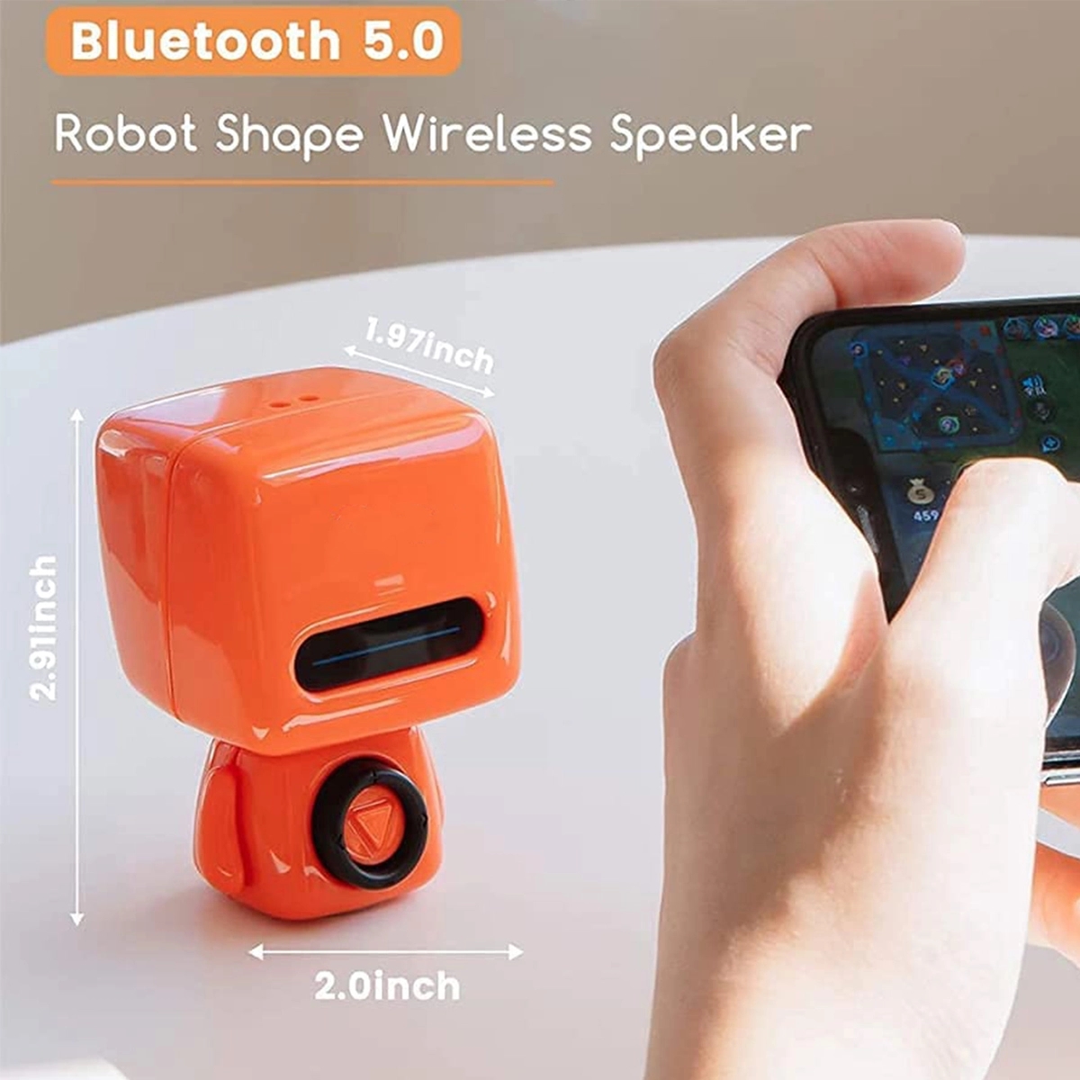 Mini Bluetooth Speakers Robot Shape 4