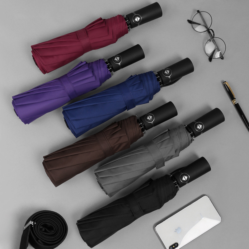 Windproof Automatic Compact Umbrella 9