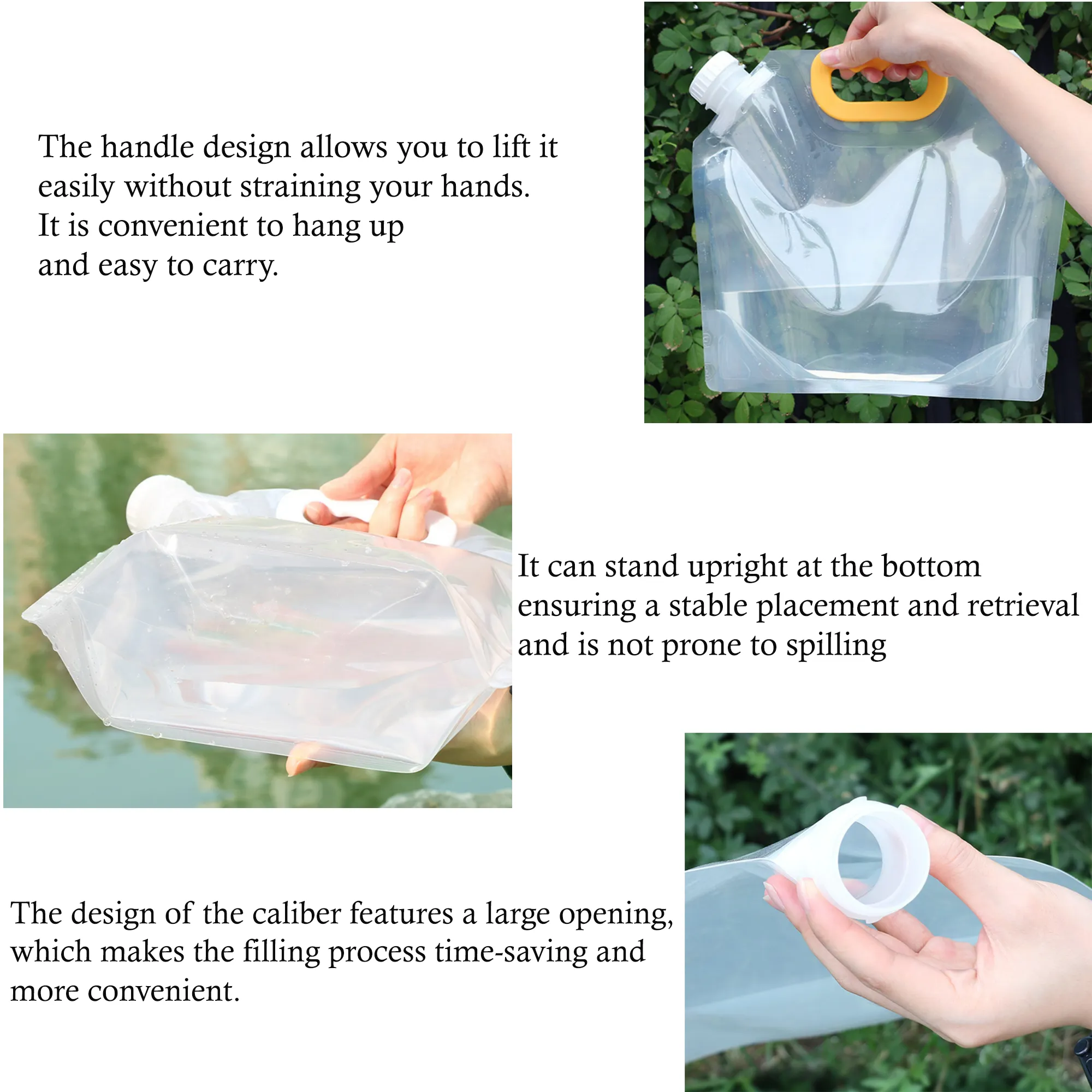 Outdoor Large-Capacity Folding and Portable Water Bag 2
