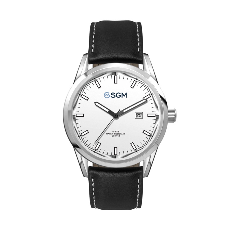 42MM SS, SILVER CASE,  3-HAND MVT, DTE