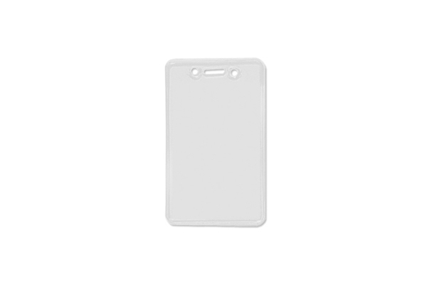 2.80" W x 4.50" H - Anti-Static Vertical Clear Vinyl Badge Holder (Blank) 2