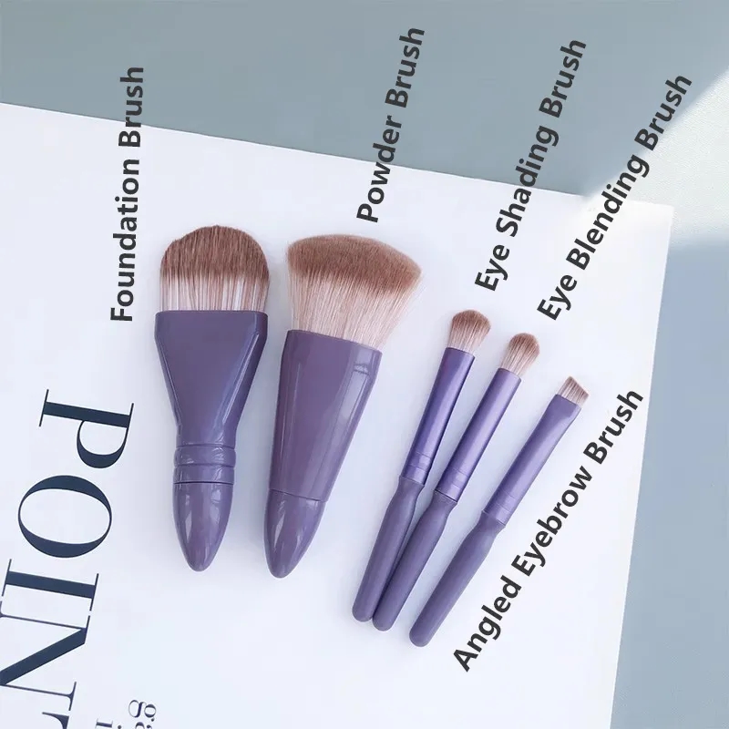 Travel Makeup Brush Kit 9