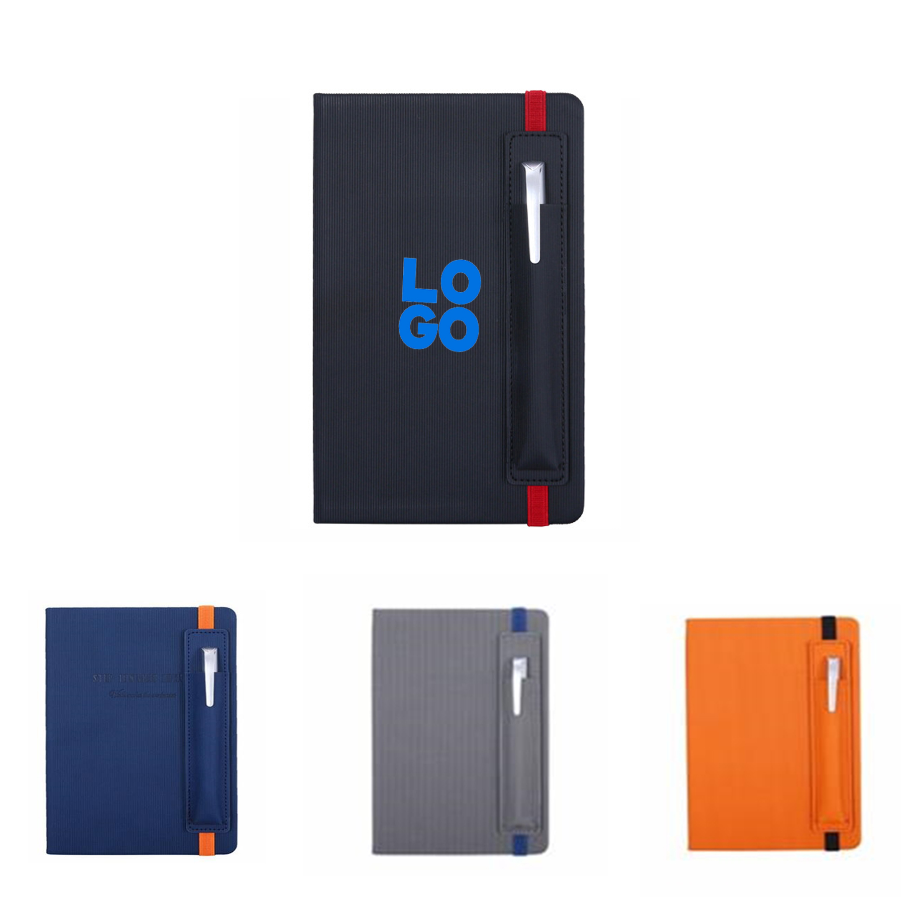 A5 PU Leather Journal With Pen Holder 2