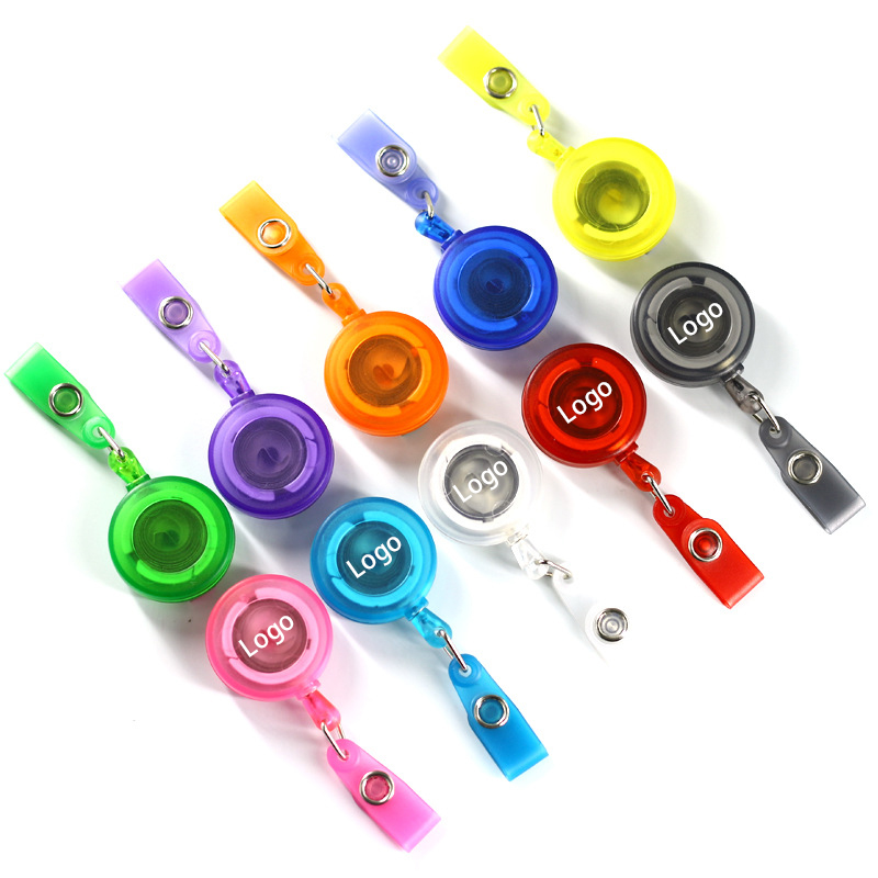 Frosted Badge Reel with Metal Clip 4