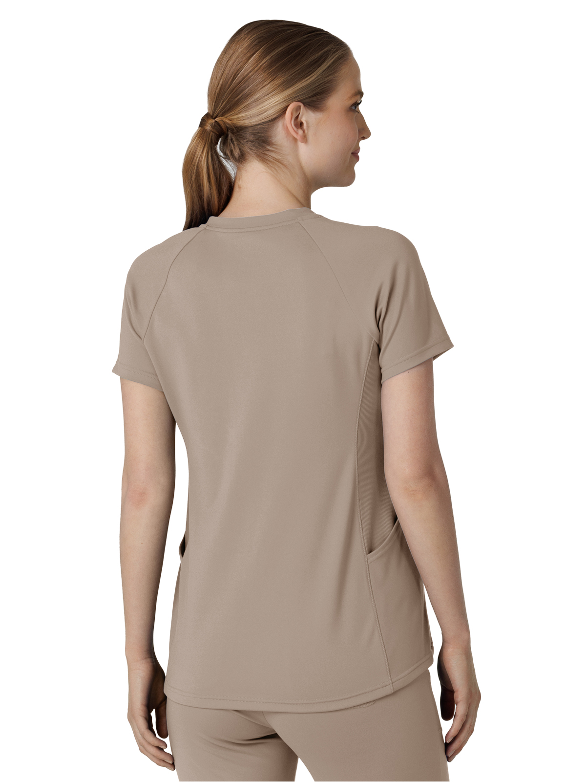 Wink - Renew Knit - Women's Four-Pocket Flex-n-Reach V-Neck Raglan Top 36