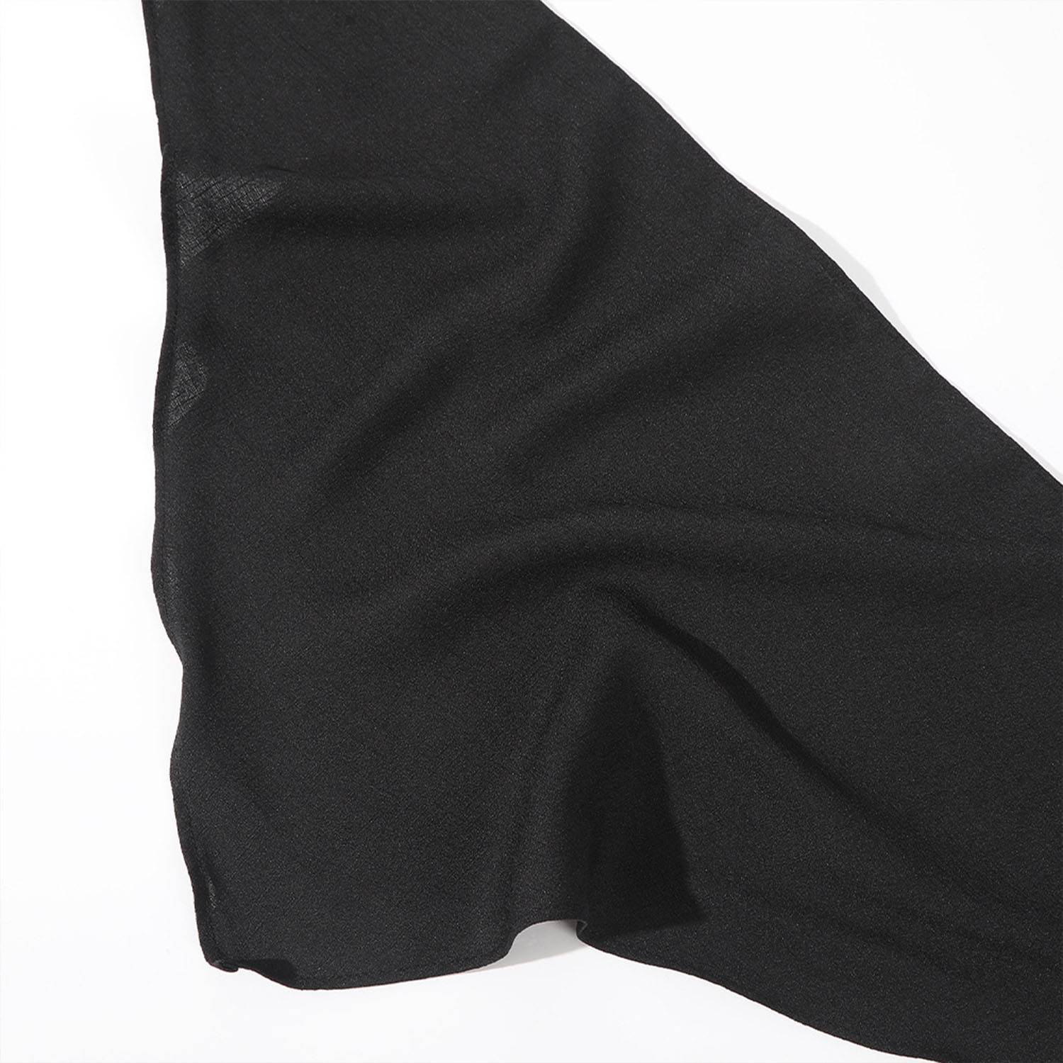 Solid color triangular scarf headband 5