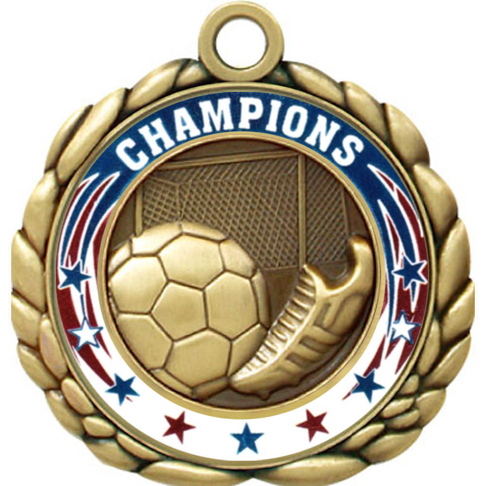 Soccer QCM Medallion (2-1/2") 2