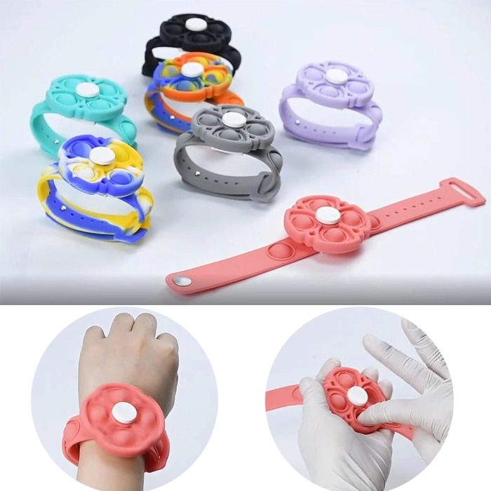 Pop Bubble Stress Relief Bracelet Spinner Toy 2
