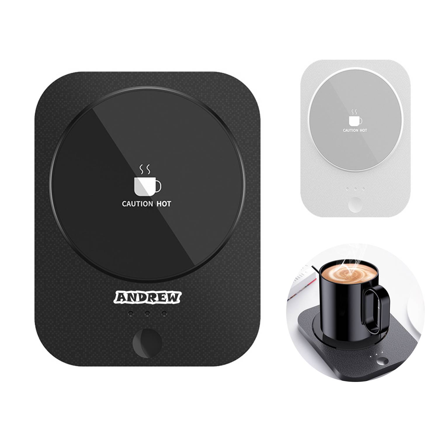 Custom Electric Self Heated Plate CoffeeMug Warmer 3