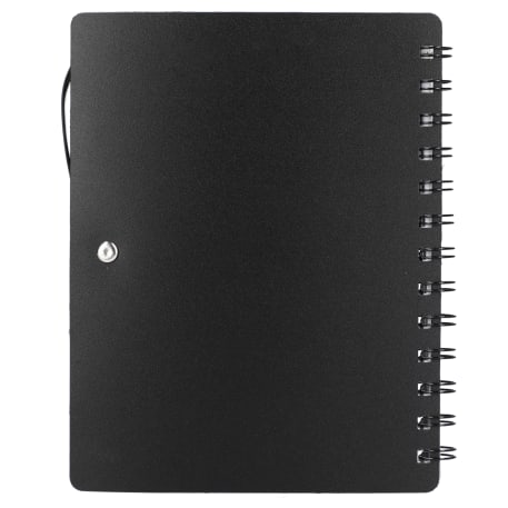 5" x 7" Recycled Dual Pocket Spiral Notebook w Pen 147