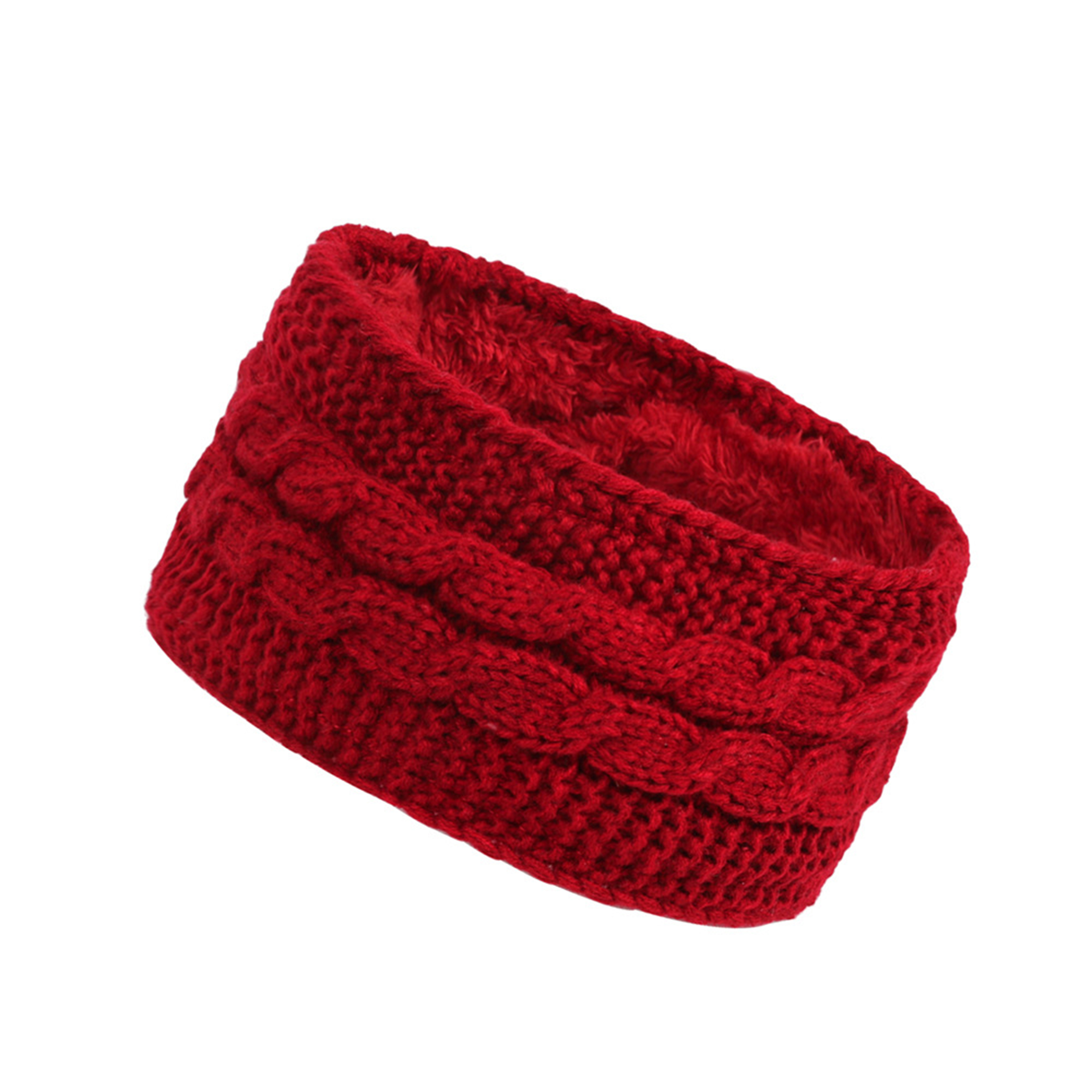 Acrylic Winter Velvet Knit Sports Headband 2