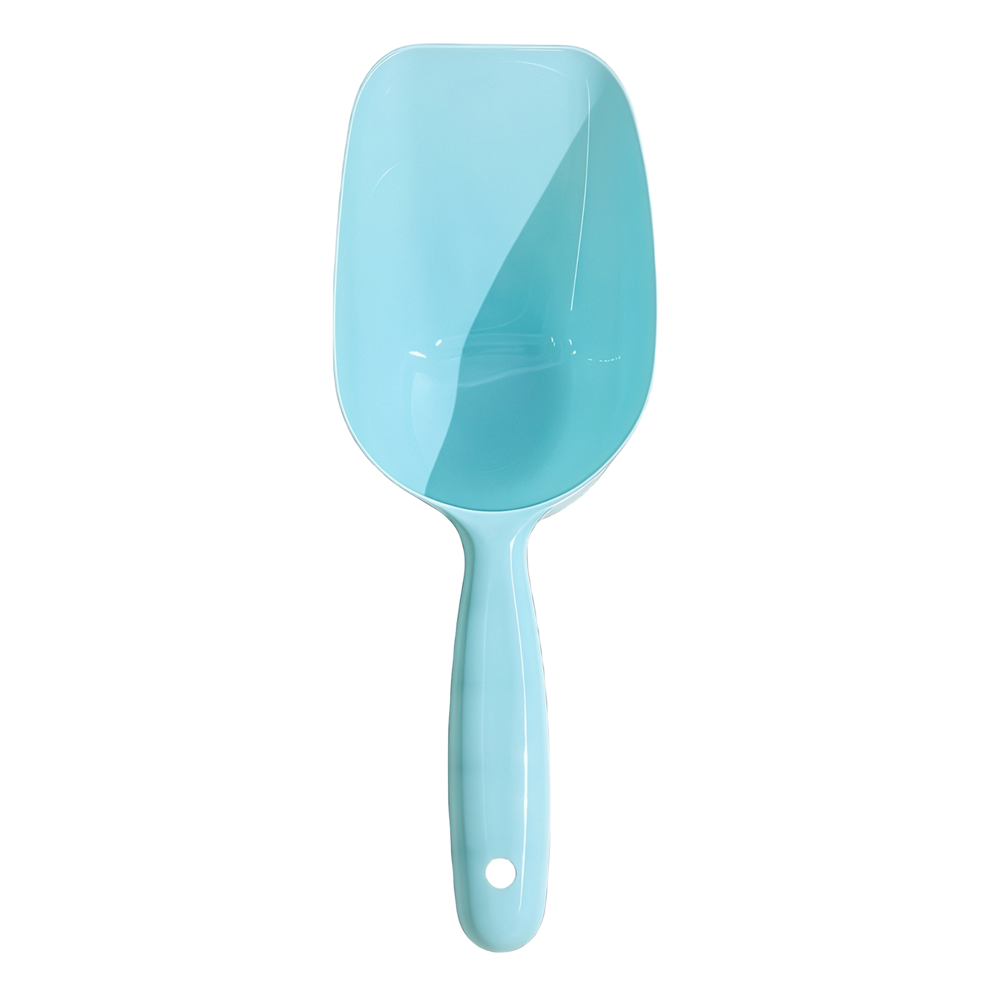 Large Capacity Solid Single Color Pet Food Scoop with Measurement Marks for Dog Cat Feeding 2