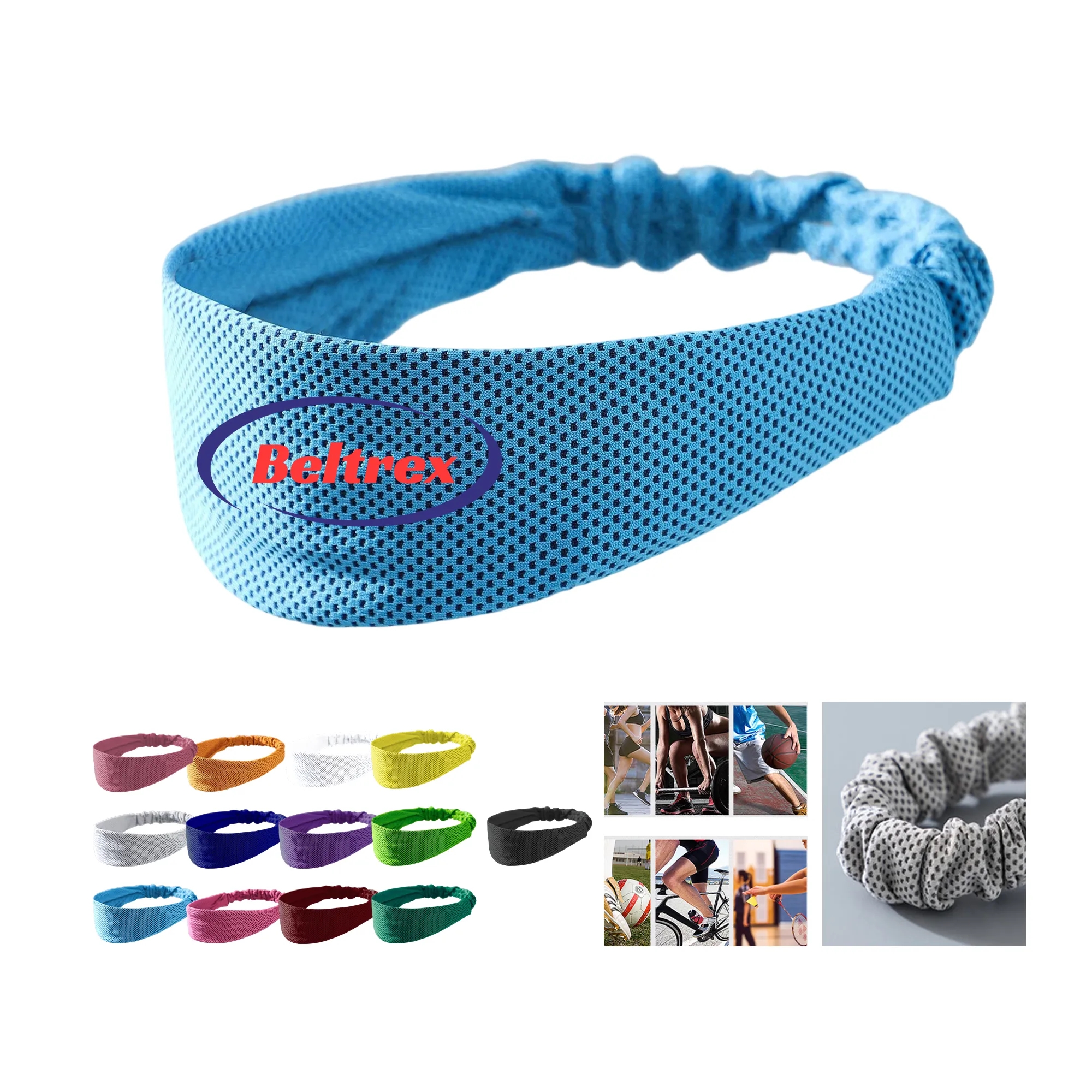 MOQ 50 Cooling Sports Headband 6