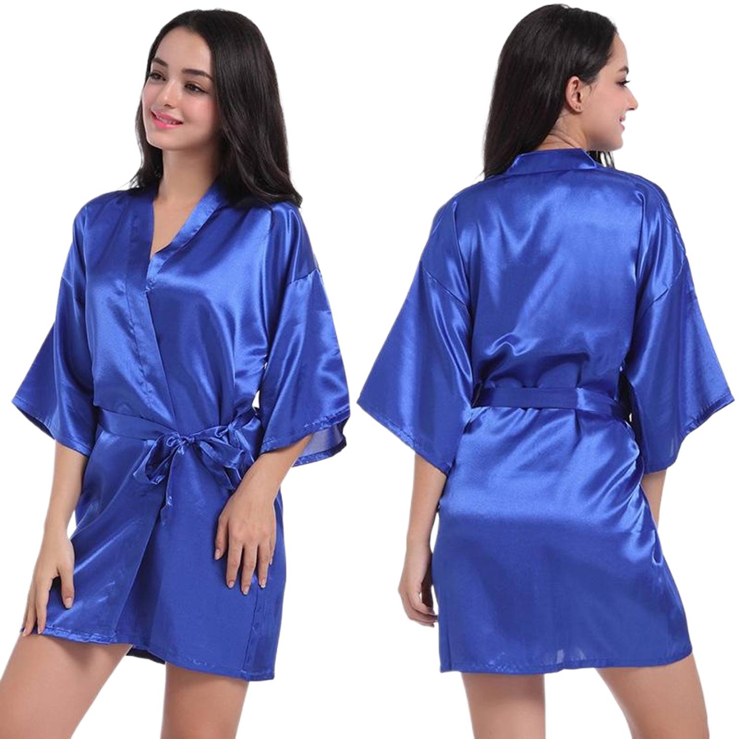 Lightweight Breathable Loungewear Summer Robe 7