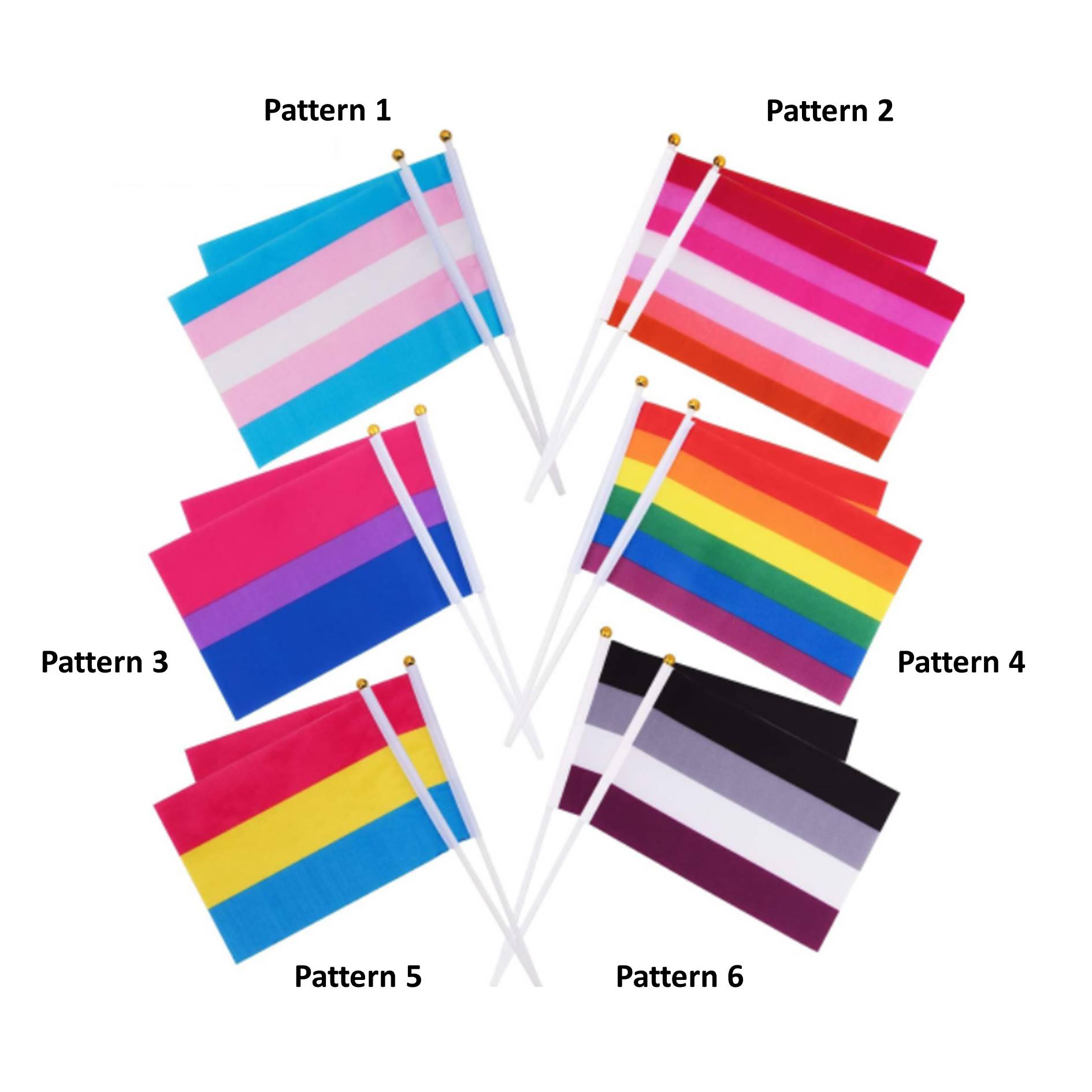 Mini Handheld LGBT Flag 3