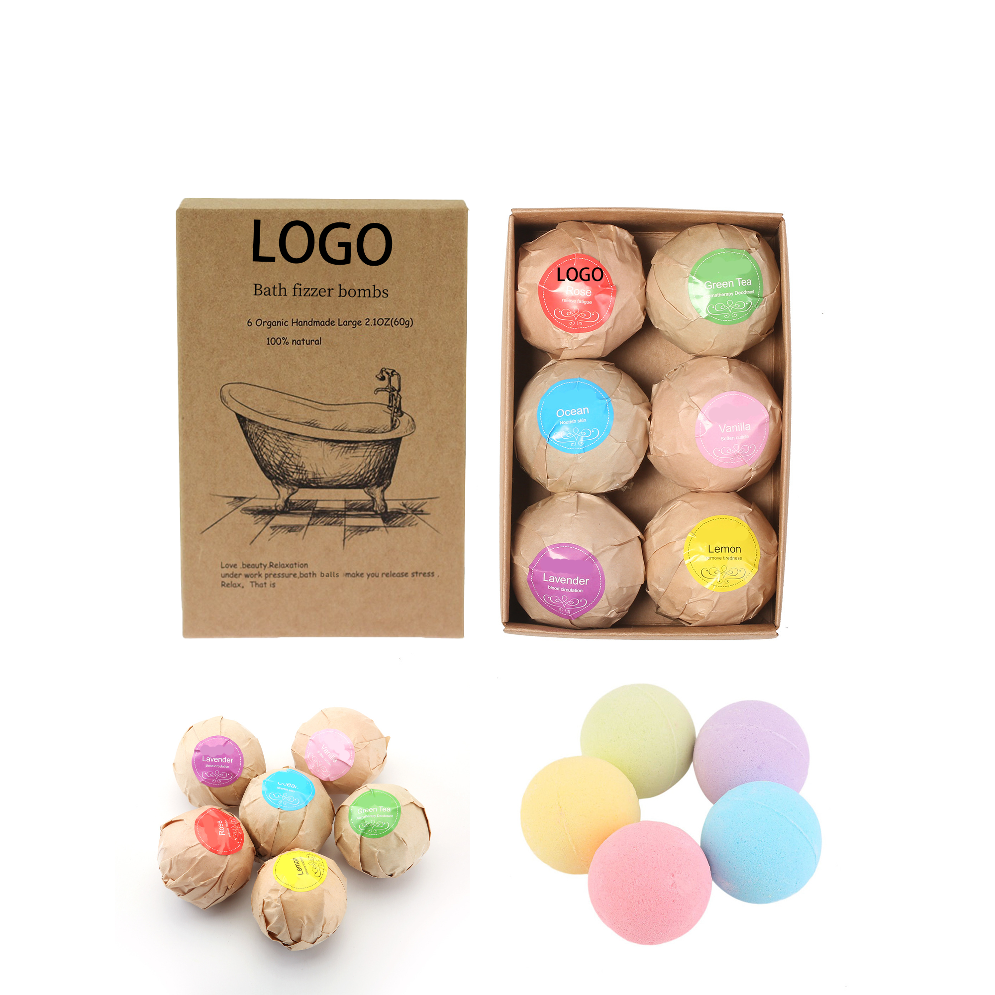 Scented Effervescent Soak Sphere Pack 1