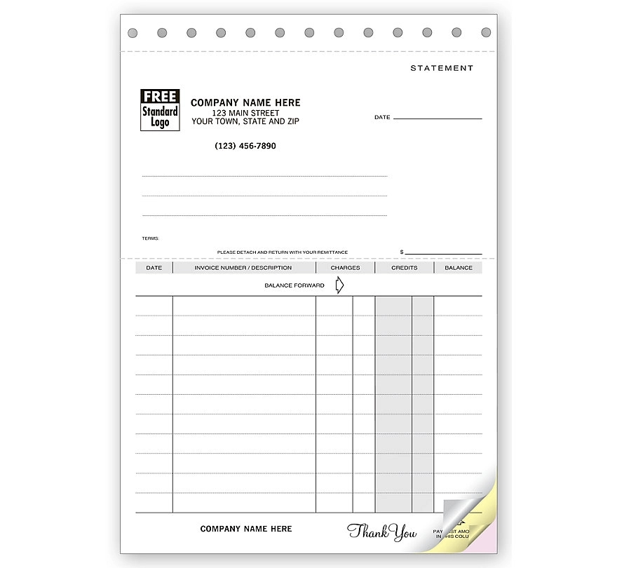 Detailed Account Statement Forms 1