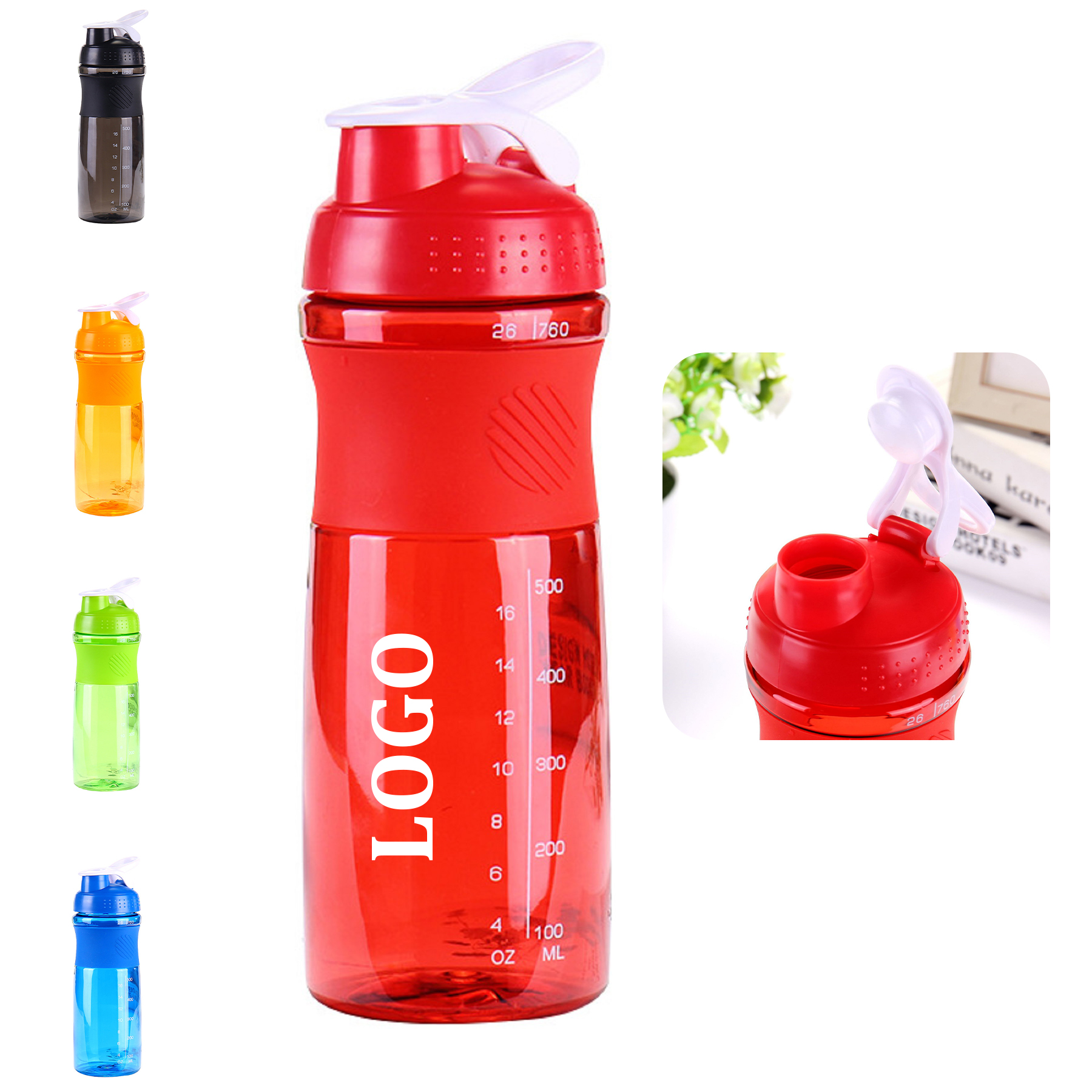 26 oz Shaker Bottle Perfect for Protein 6