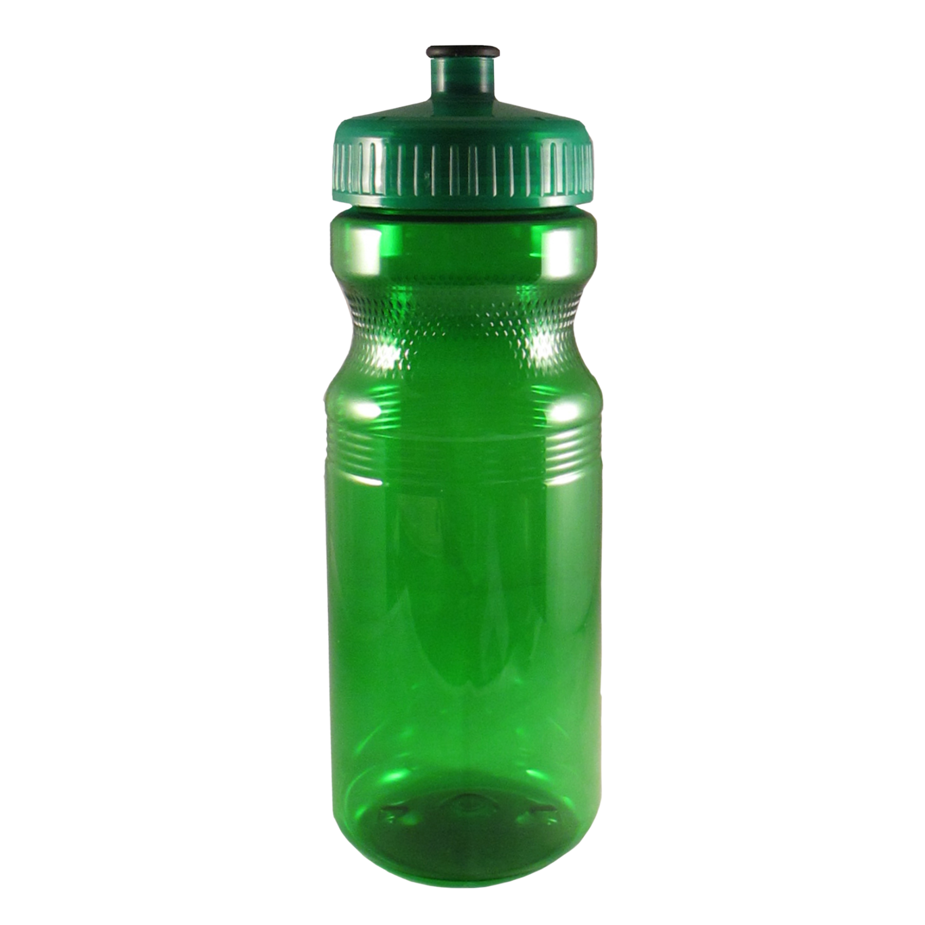 Poly Clear PET 24 oz. Bike Style Sports Bottle with Push Pull Lid 4