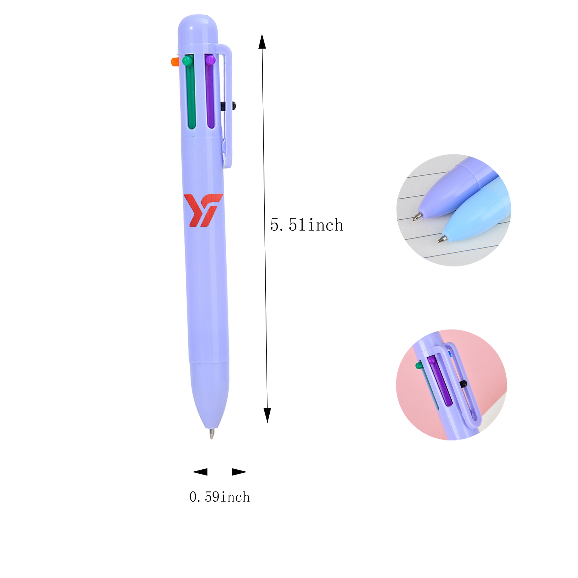 6-in-1 QuickSwitch Retractable Pen MOQ50 3