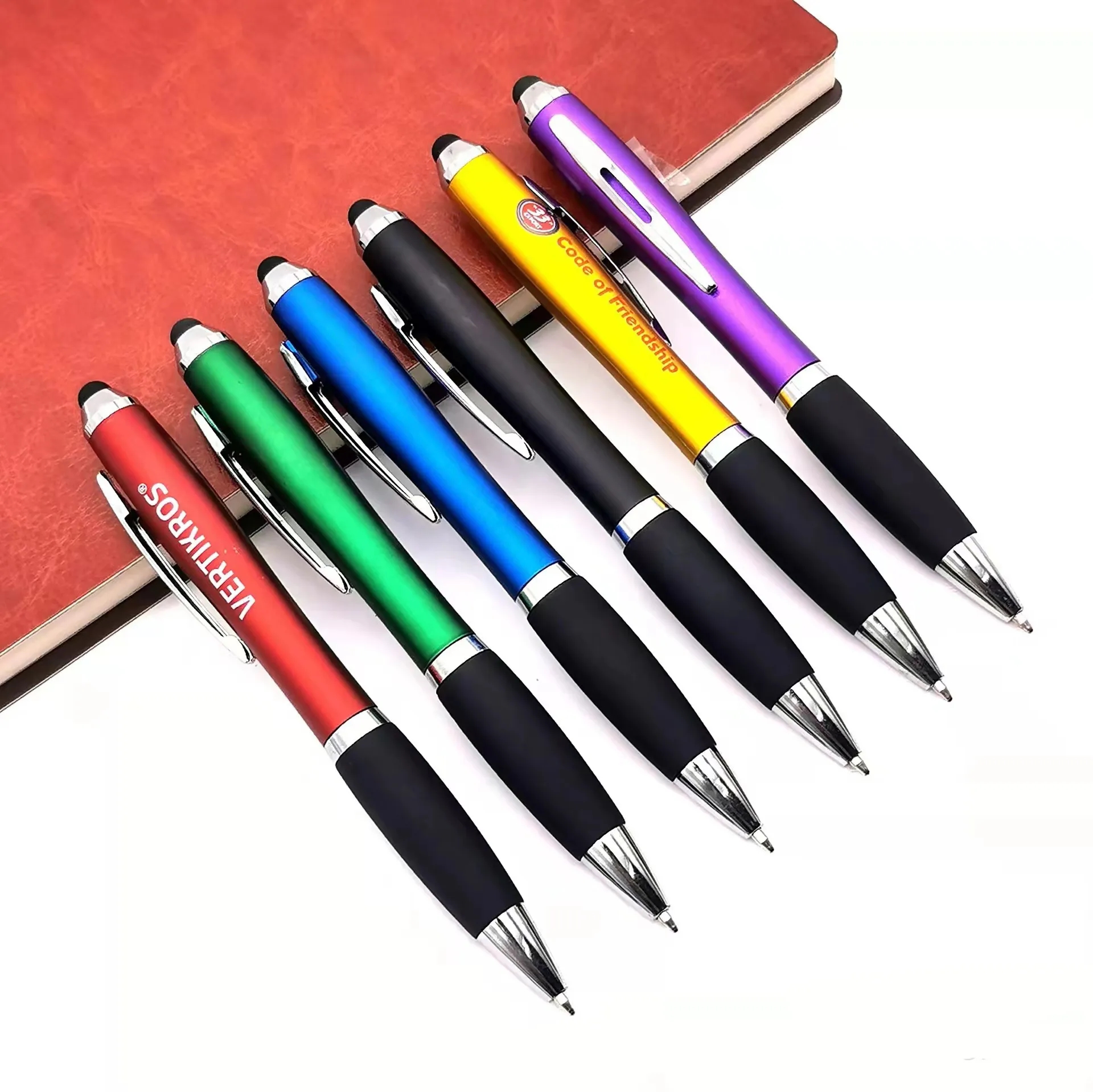 Custom Colorful Gourd-shape Touch Screen Twist Ballpoint Pen 1