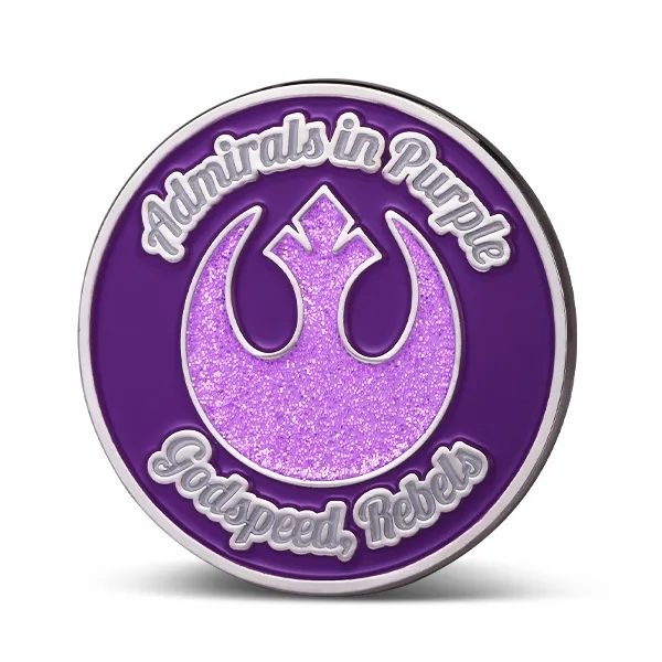 Challenge Coins with Glitter Colors 4