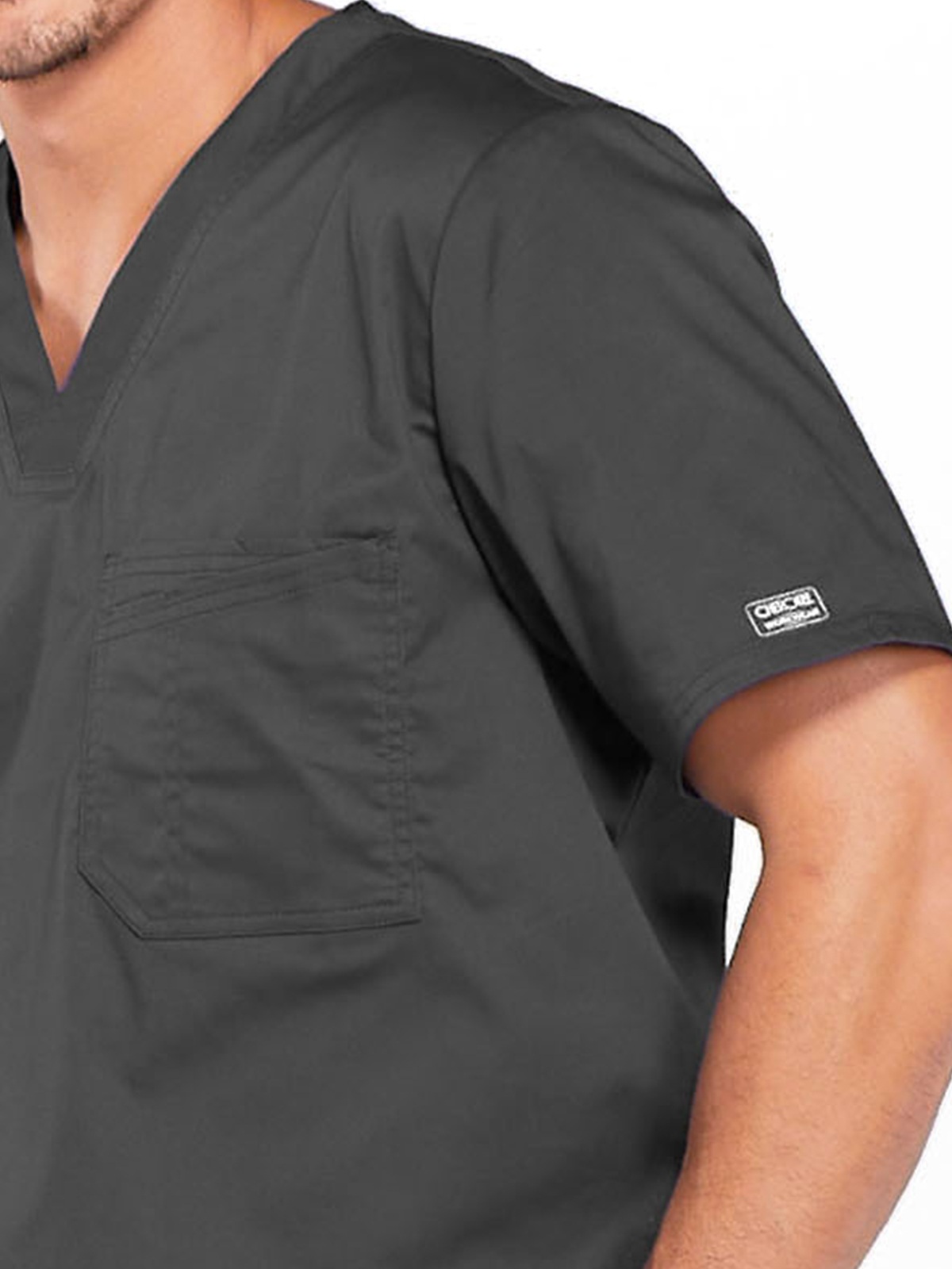 Cherokee - Workwear Core Stretch - Men's 1-Pocket Tuckable V-Neck Top 21