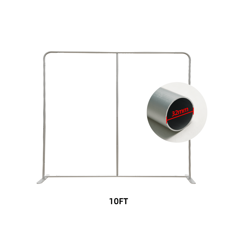 Premium 10' Backdrop w/ Shelves & Mount Kit 5