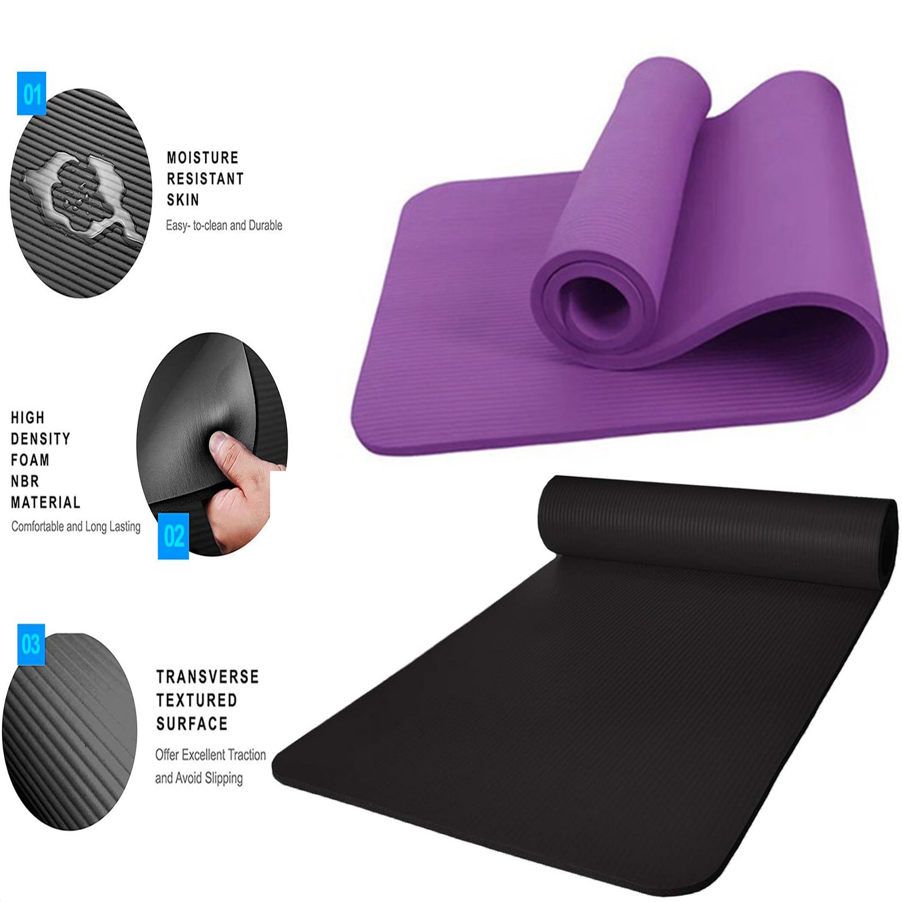 Striped Yoga Mat 2
