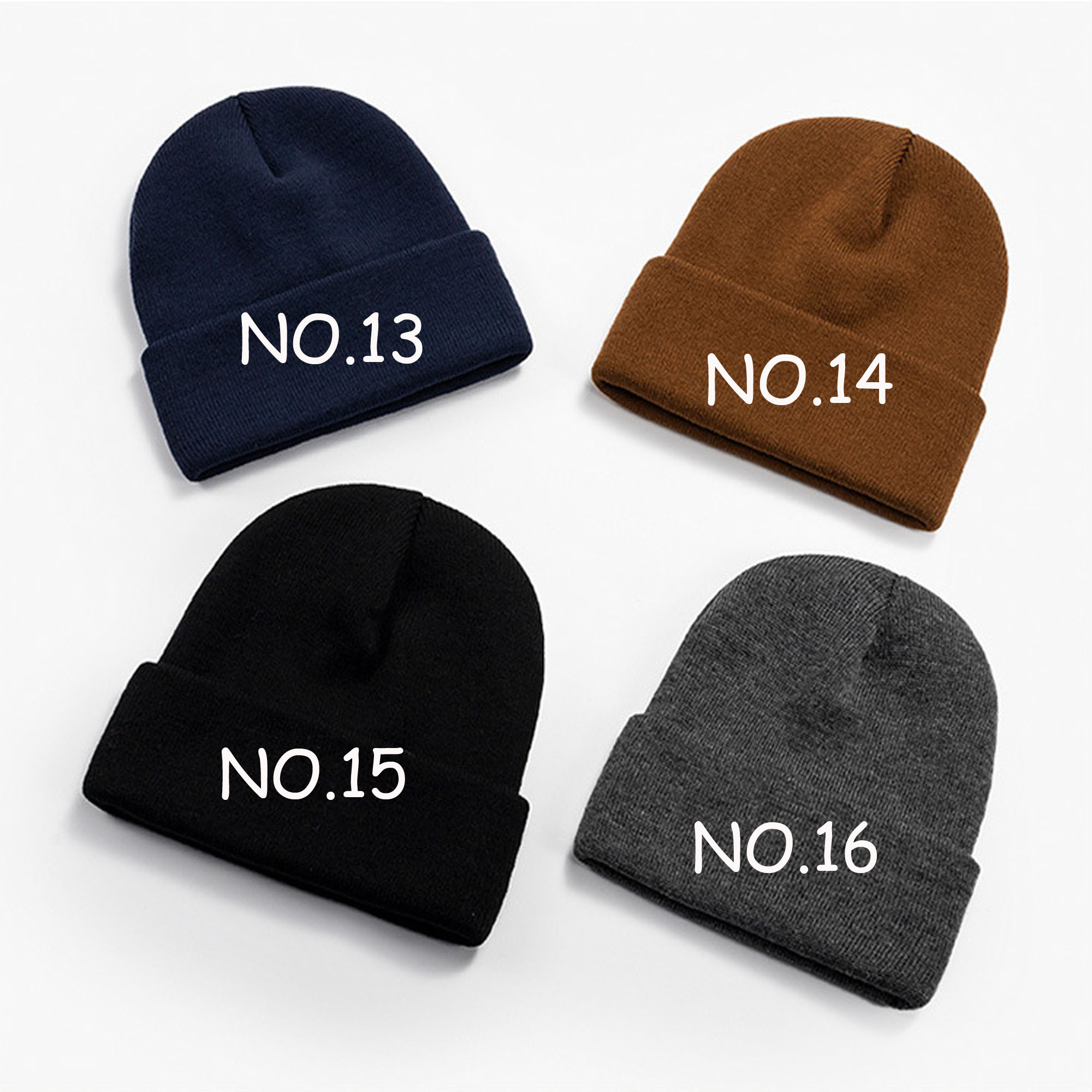 Unisex Cuffed Knitted Beanie 6